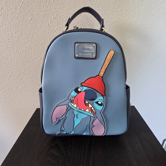 Loungefly Disney Lilo & Stitch Plunger Mini Backpack - Picture 1 of 5